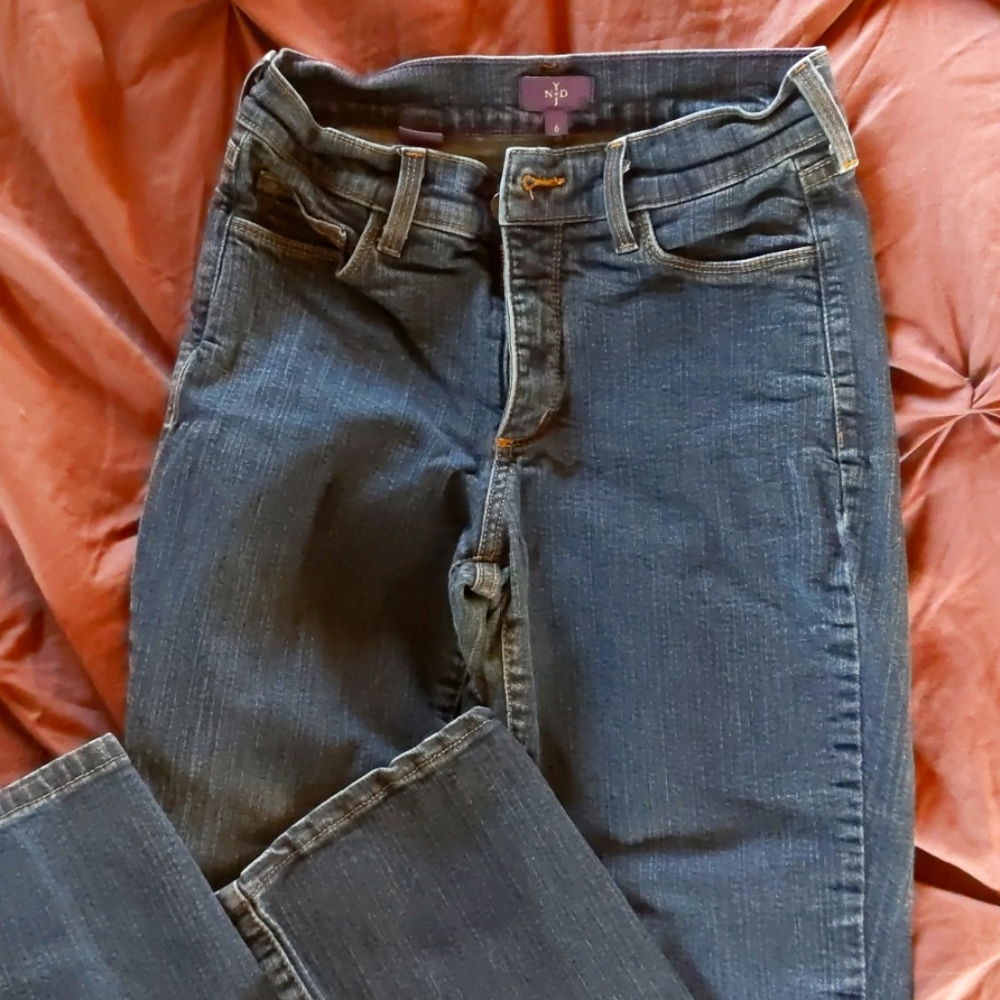 NYxDJ high waisted straight jeans